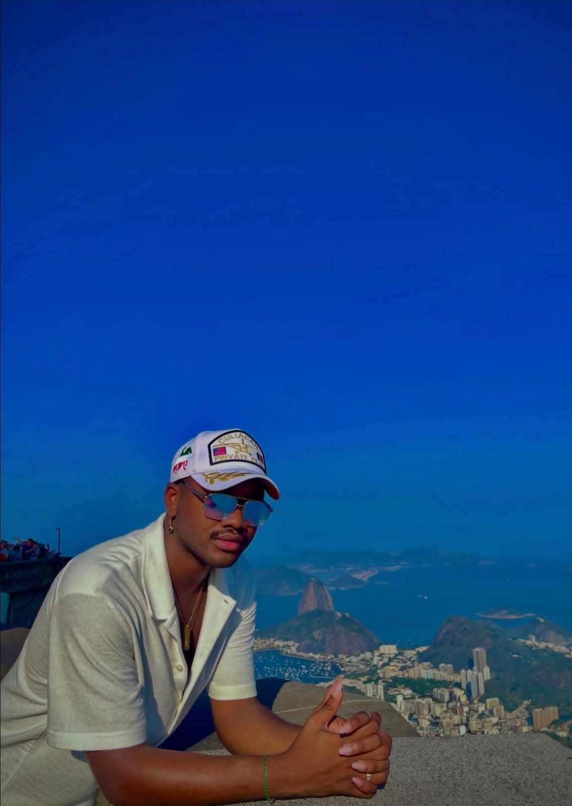 Vista del Cristo Redentor sobre Río de Janeiro